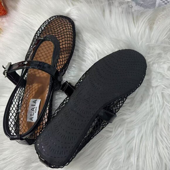 Black Mesh Women's Shoes - Picture 7 of 7